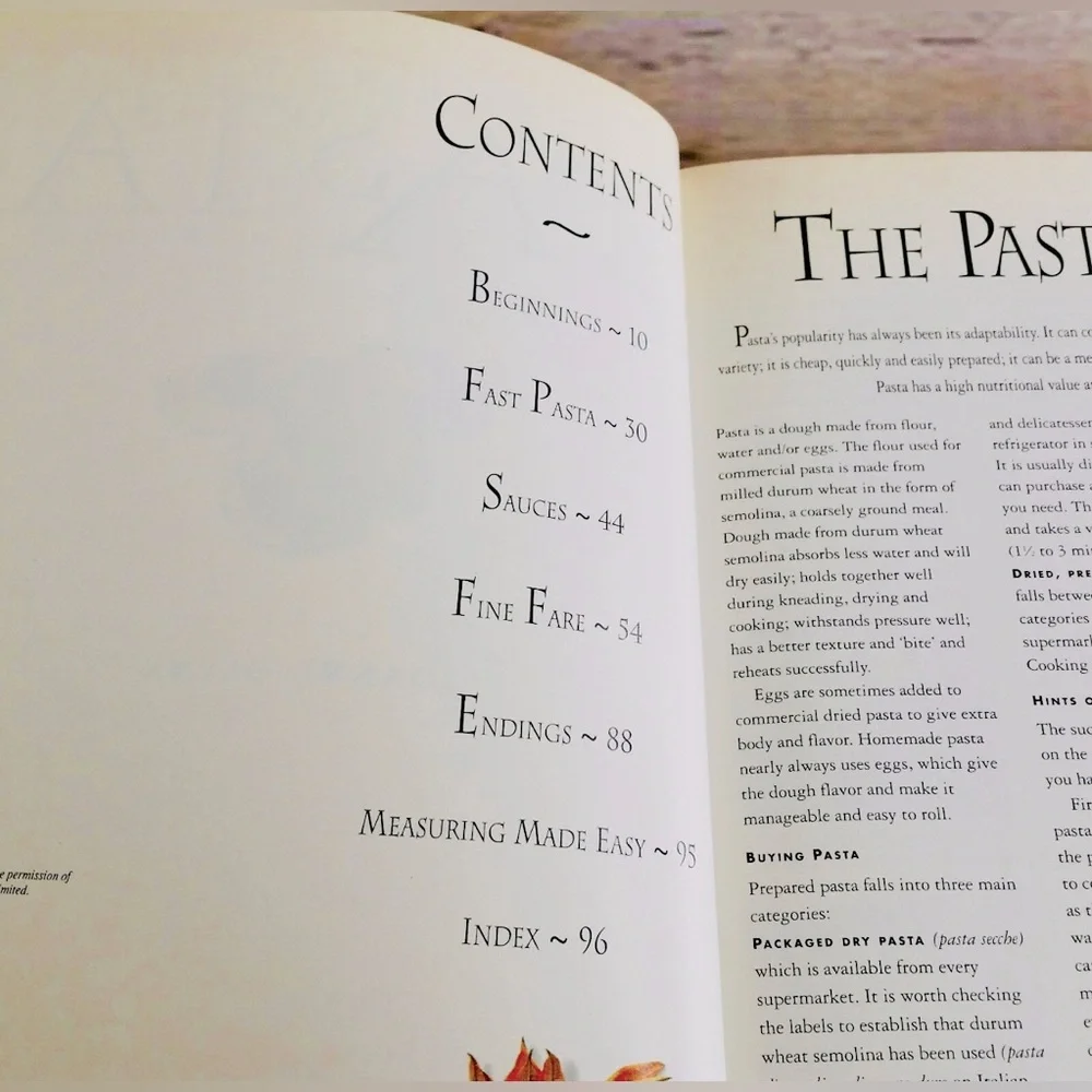 THE NEW PASTA Cookbook Williams-Sonoma Collection by Joann Glynn